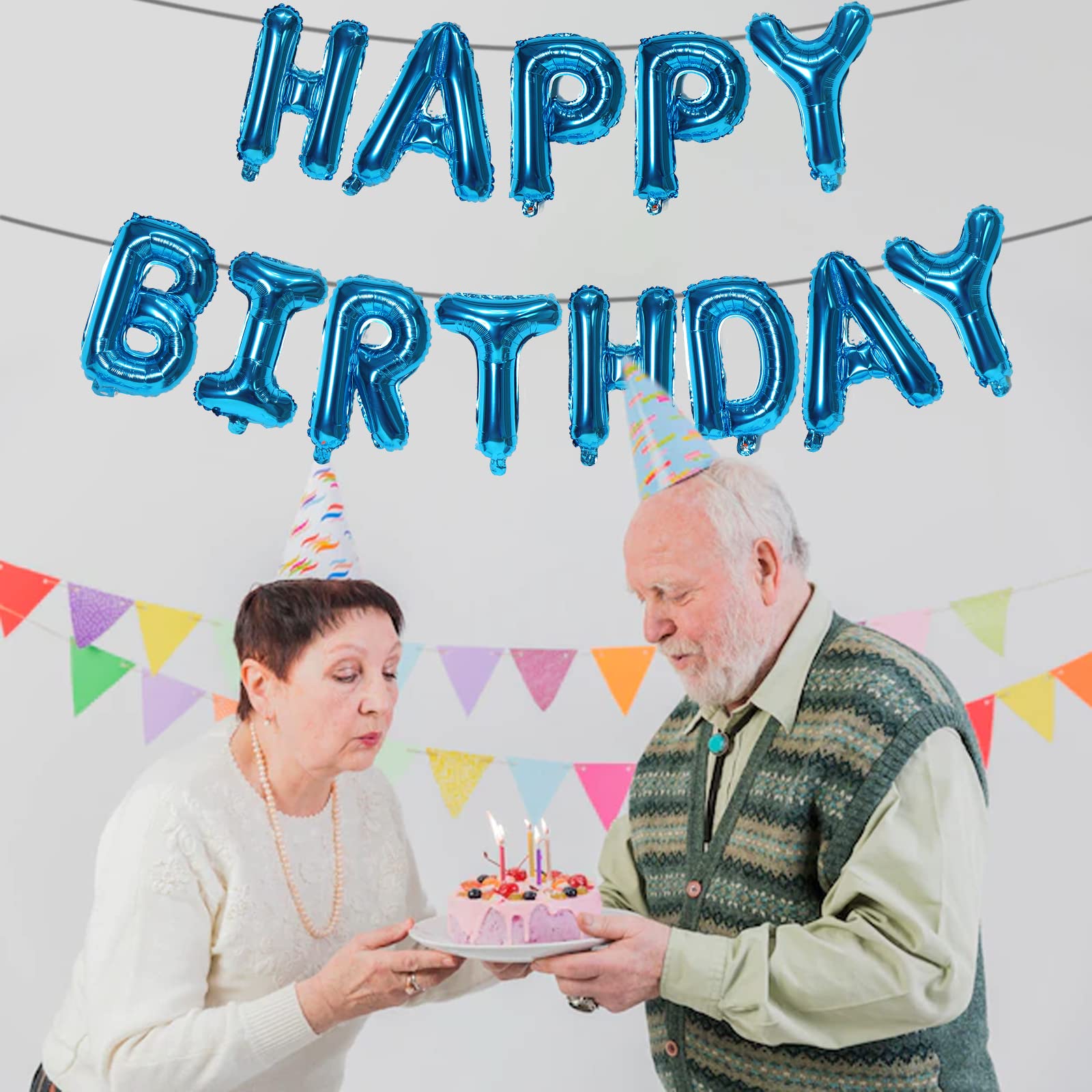 Buy Anniversary Foil Balloon 16 Inch Banner(Silver) In India - Foto 6