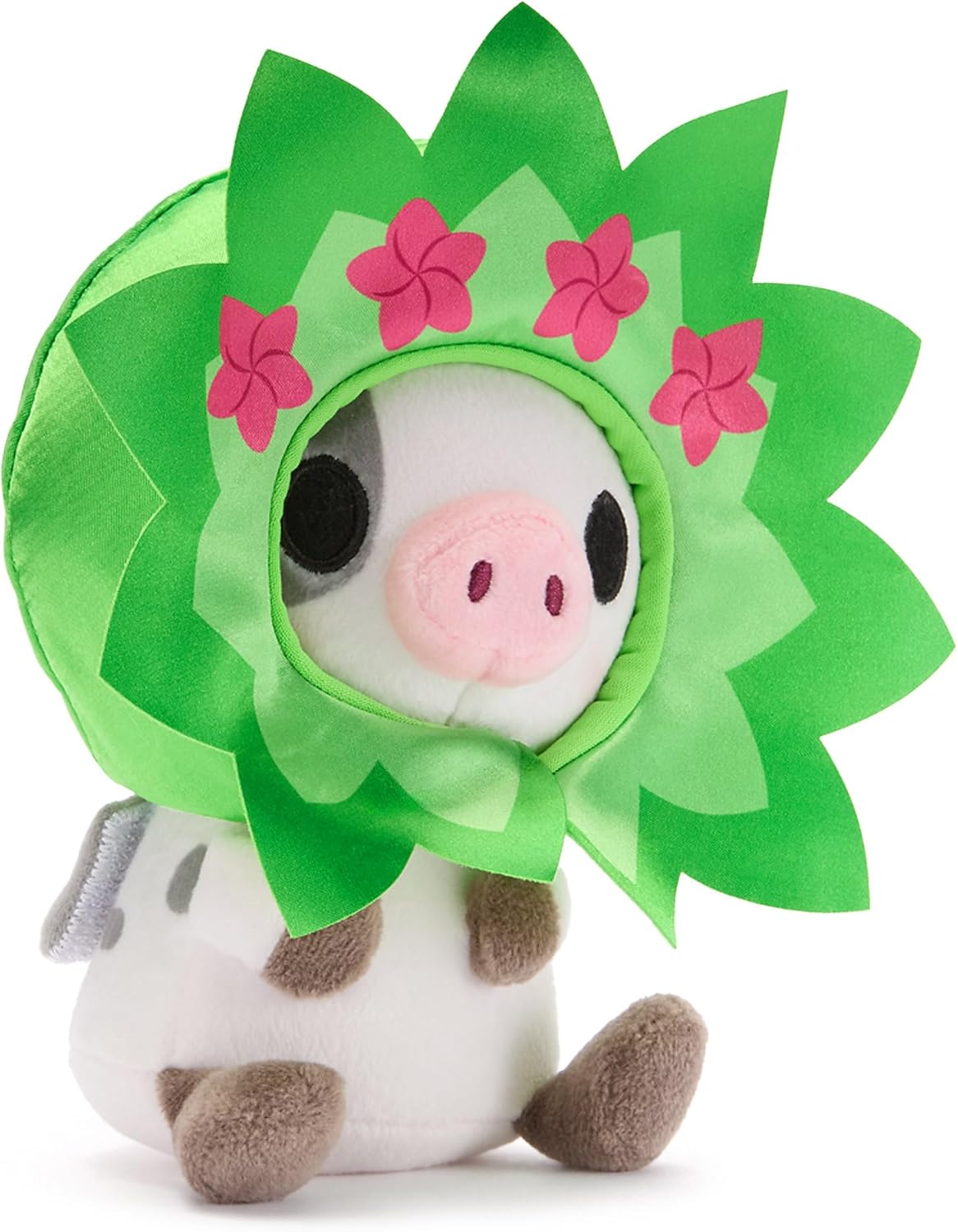 Disney Store Official Mini Mix-Its Plushies – Pua - Cute Stuffed Animals - Mix & Match Detachable Hats - Hook and Loop Strap - Plush Toys for Kids and Collectors, 7 Inch