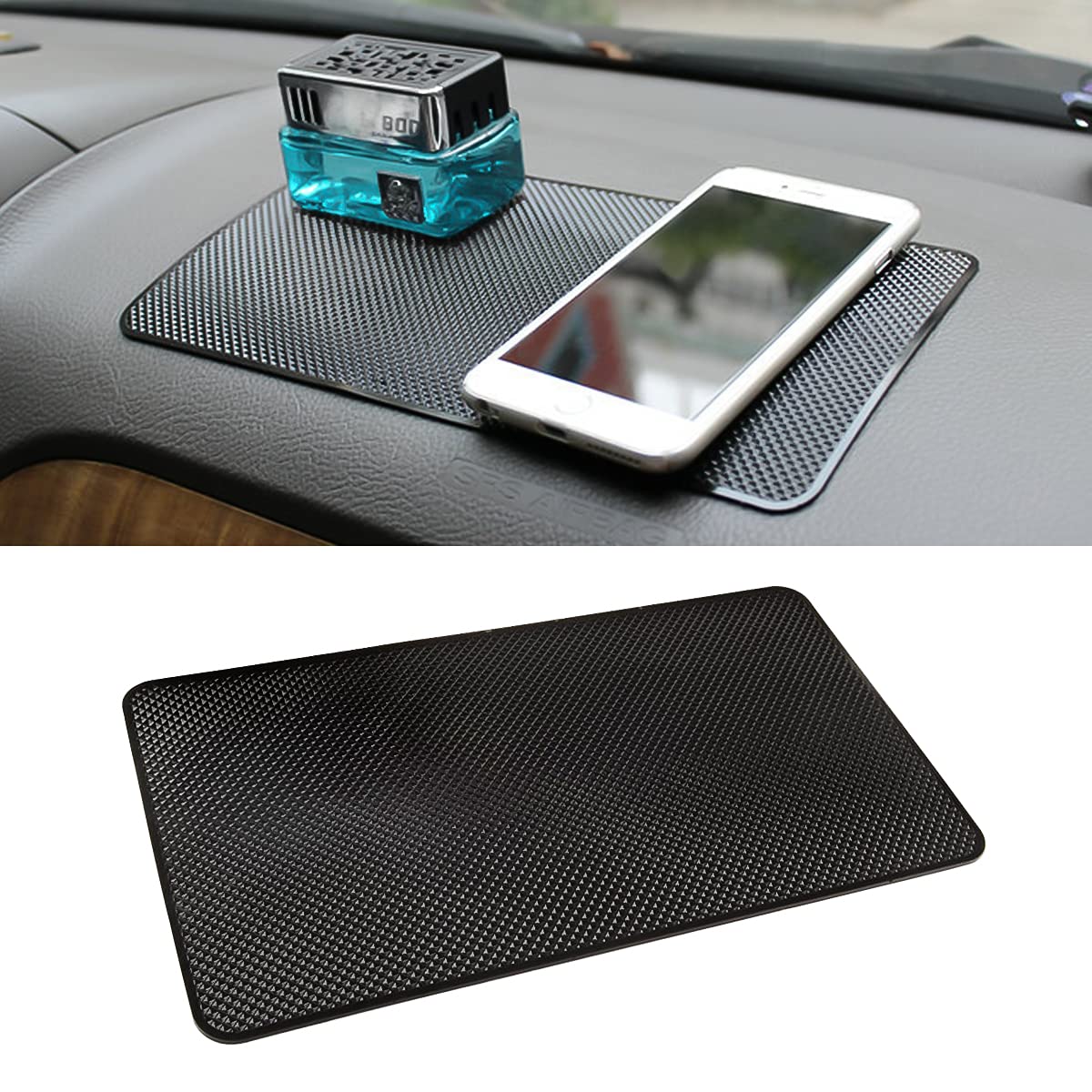 Car Dashboard Anti-Slip Rubber Pad 10 6x 5 9 Universal Non-Slip Car Magic Dashboard Sticky Adhesive Mat for