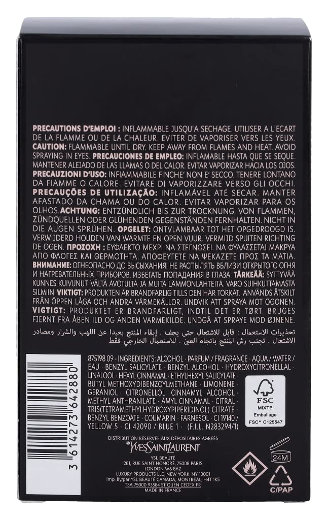 Black Opium Illicit Green By Yves Saint Laurent Eau De Parfum Spray 2.5 Oz - Image 4