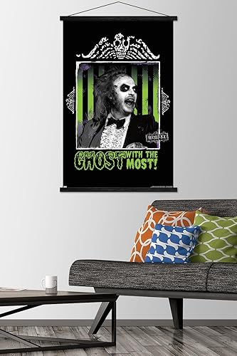 Miniatura 2 de Trends International Beetlejuice - Ghost With The Most Wall Poster, 22.37" x 34.00", Premium Print and Black Hanger Bundle