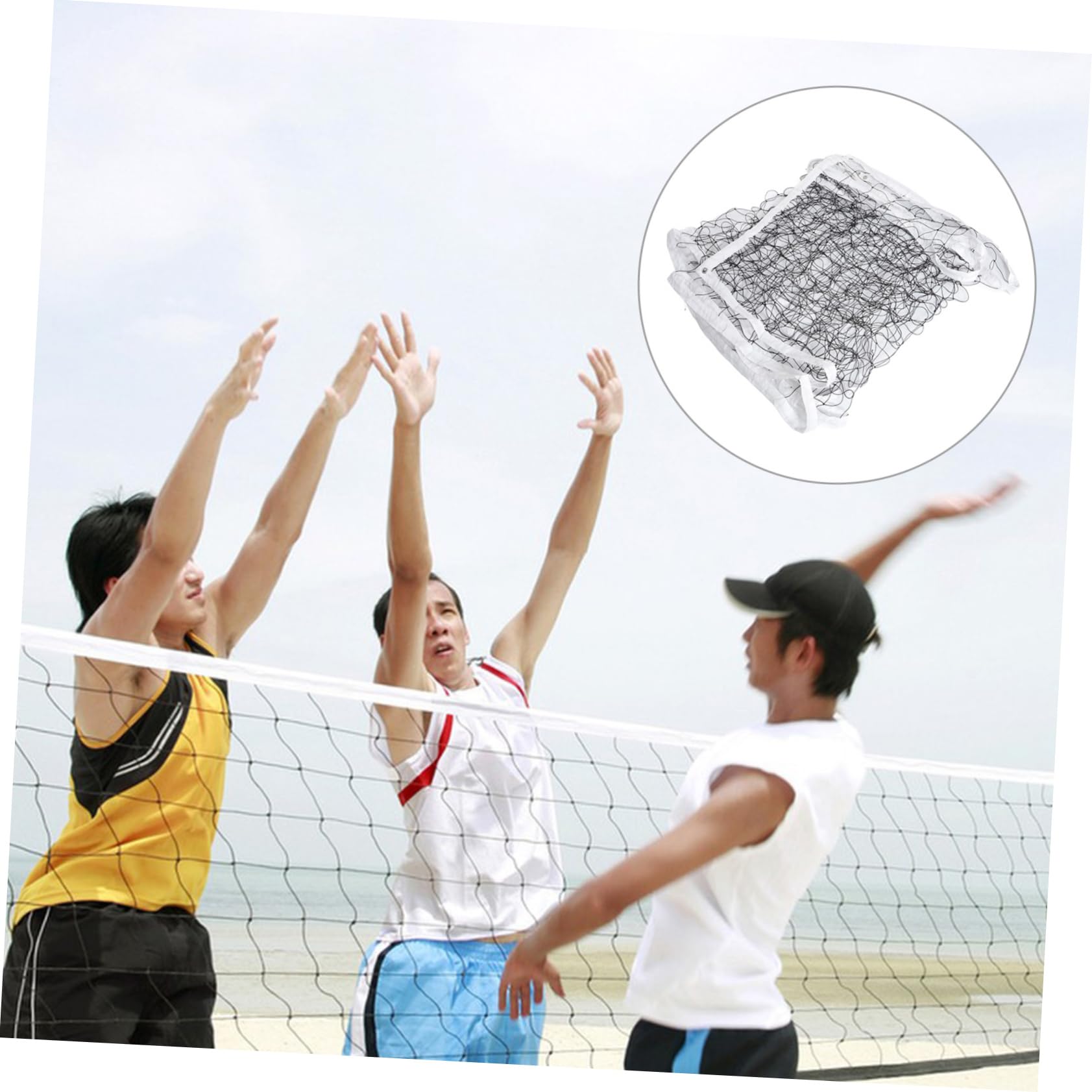 Kisangel Red De Voleibol Alta Resistencia Portátil para Exteriores e Interiores Reforzada para Piscina y Patio