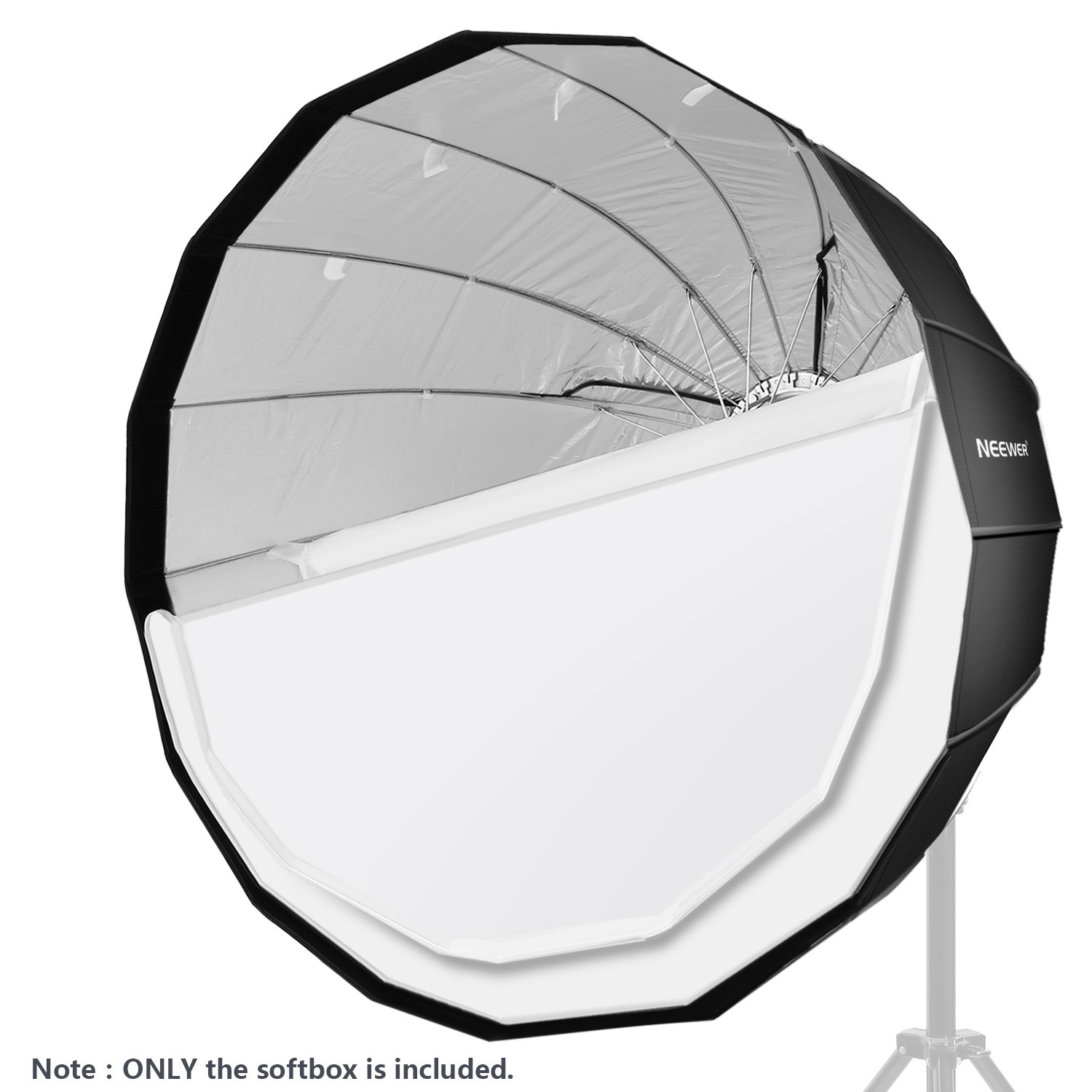 Softbox Dodécagon 90 Cm NEEWER - Pour Flashes Avec Monture Bowens - Inclut Sac De Transport