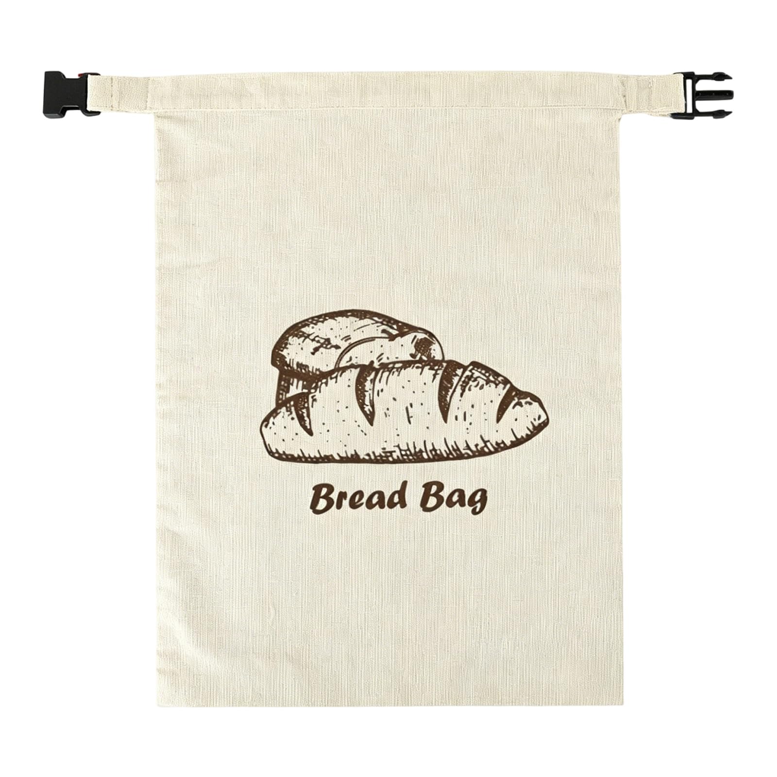 ZEPFJHE Practical Cotton Drawing String Bread Pouches Ideal for French Loaf Preservation Includes Secure Closure and Hanging Loop Cotton Linen Bread Bag