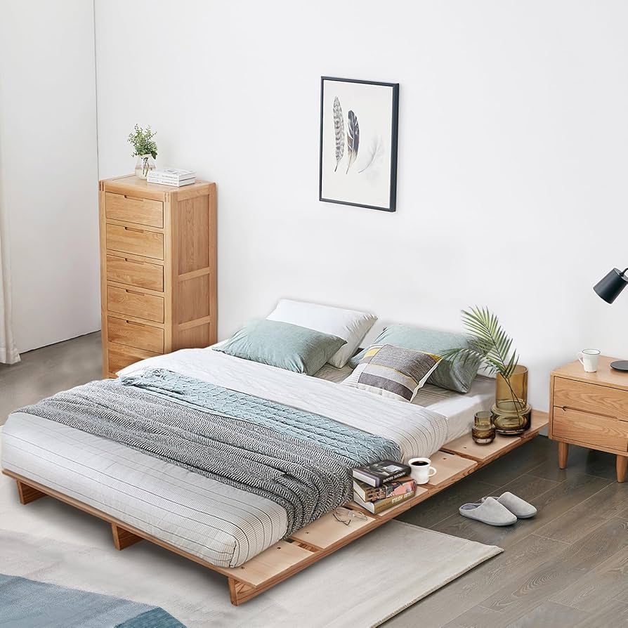 Amazon｜良木久印 ベッドフレーム シングル すのこベッド ロー