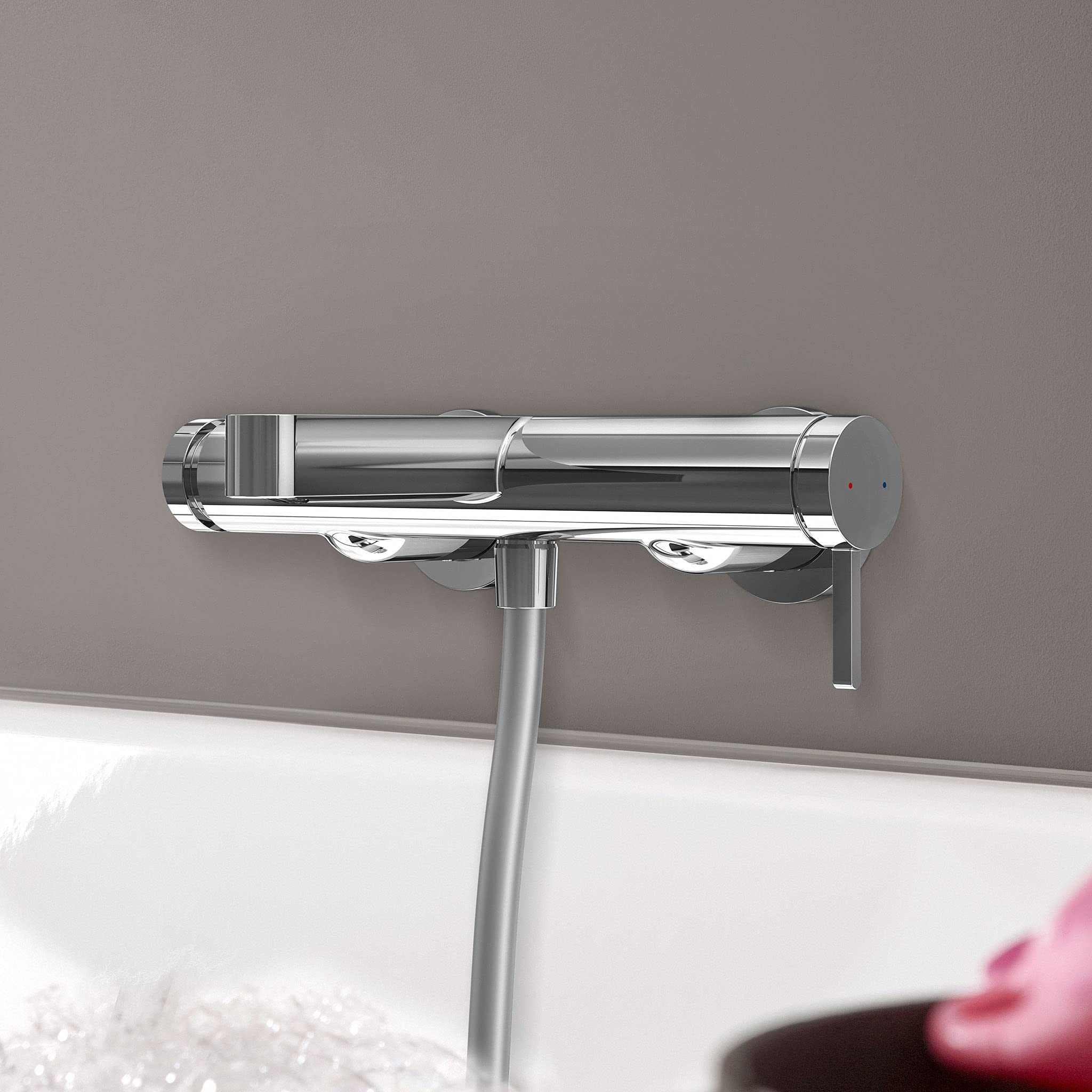 hansgrohe Finoris Jednouchwytowa bateria wannowa chrom montaż natynkowy