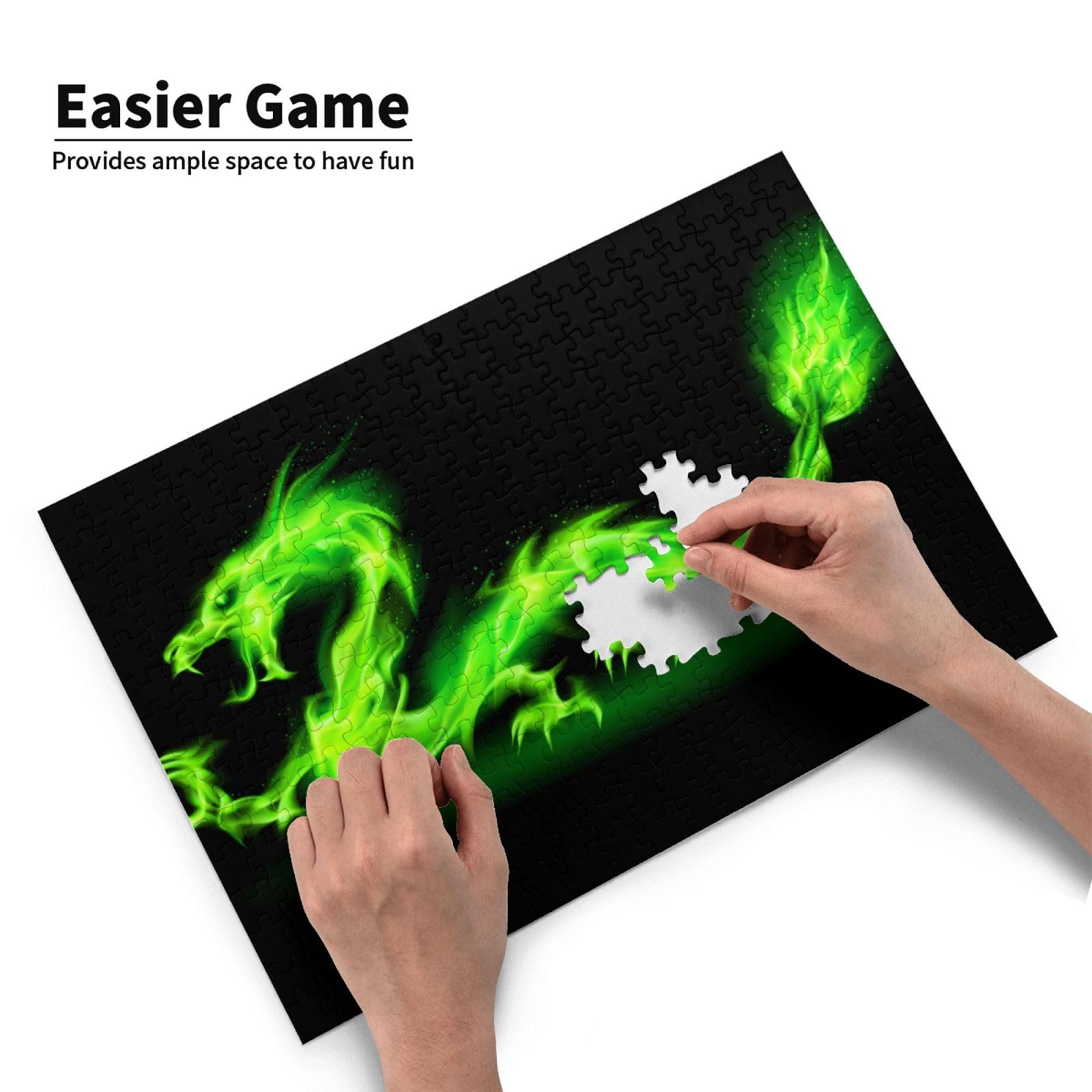 ジグソーパズル 300ピース オーロラ／ドラゴン Amazon | オーロラと動物のドラゴンのパターン,ジグソーパズル