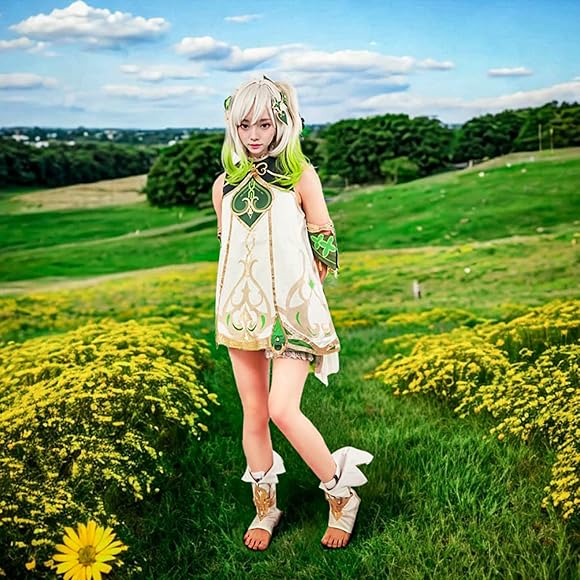 Amazon.co.jp: [黒崎良品] 原神 ナヒーダ スメール コスプレ 衣装