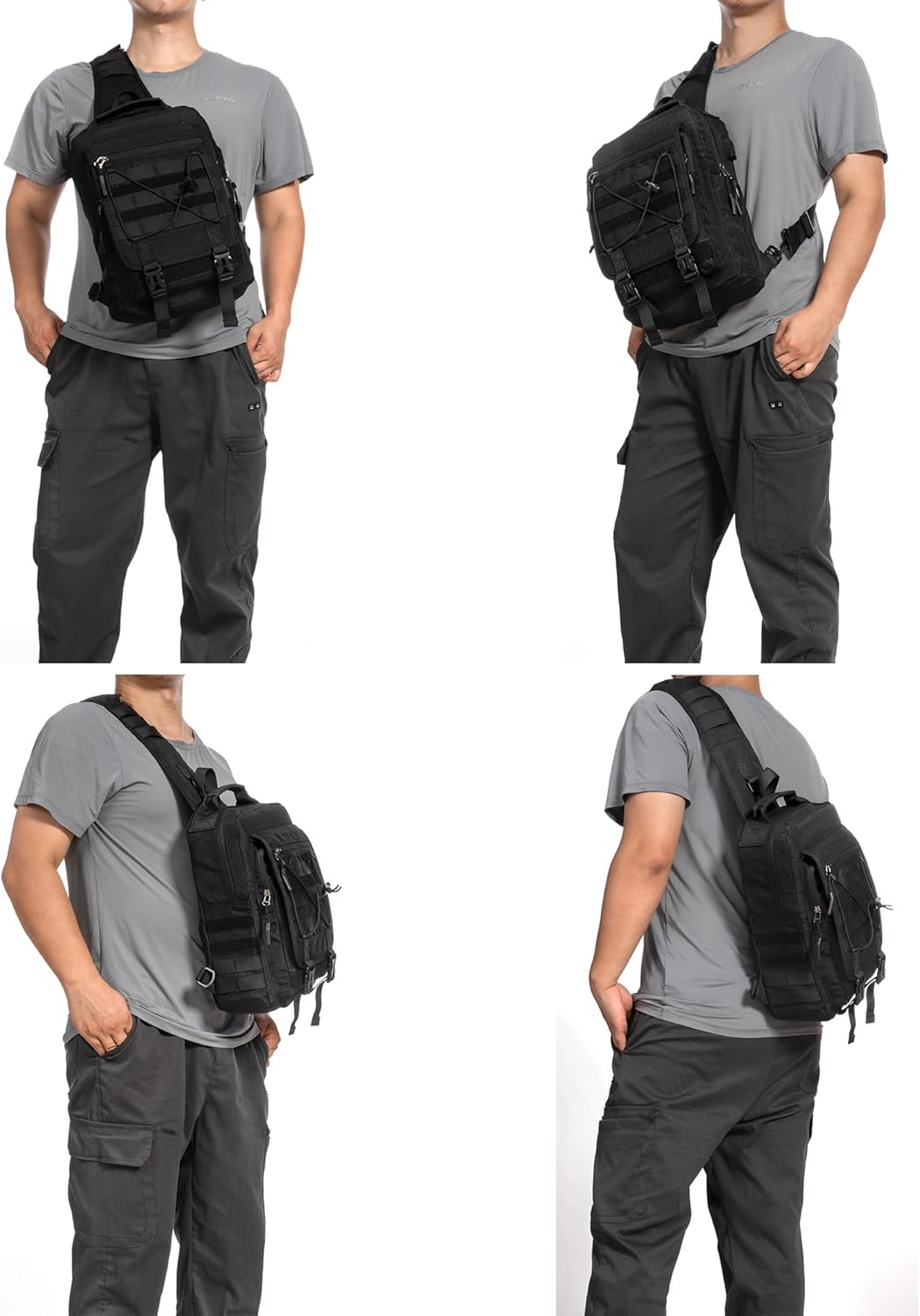 NICGID Tactical Military Backpack Daypack Molle Army Assault Pack Bug Out Bag Travel Fishing Hiking Trekking Rucksack - Image 7