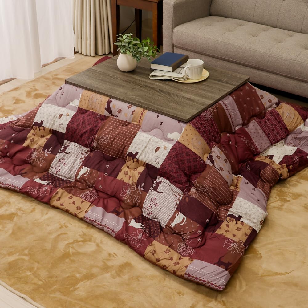 Amazon｜D's collection ふっくらこたつ掛け布団 長方形 185×235cm