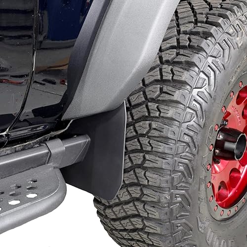 IAG I-Line - Mini aleta lateral para barro (2 unidades) para Ford Bronco 2021+ 2/4 puertas (requiere rieles de roca OEM, no compatible con opción de