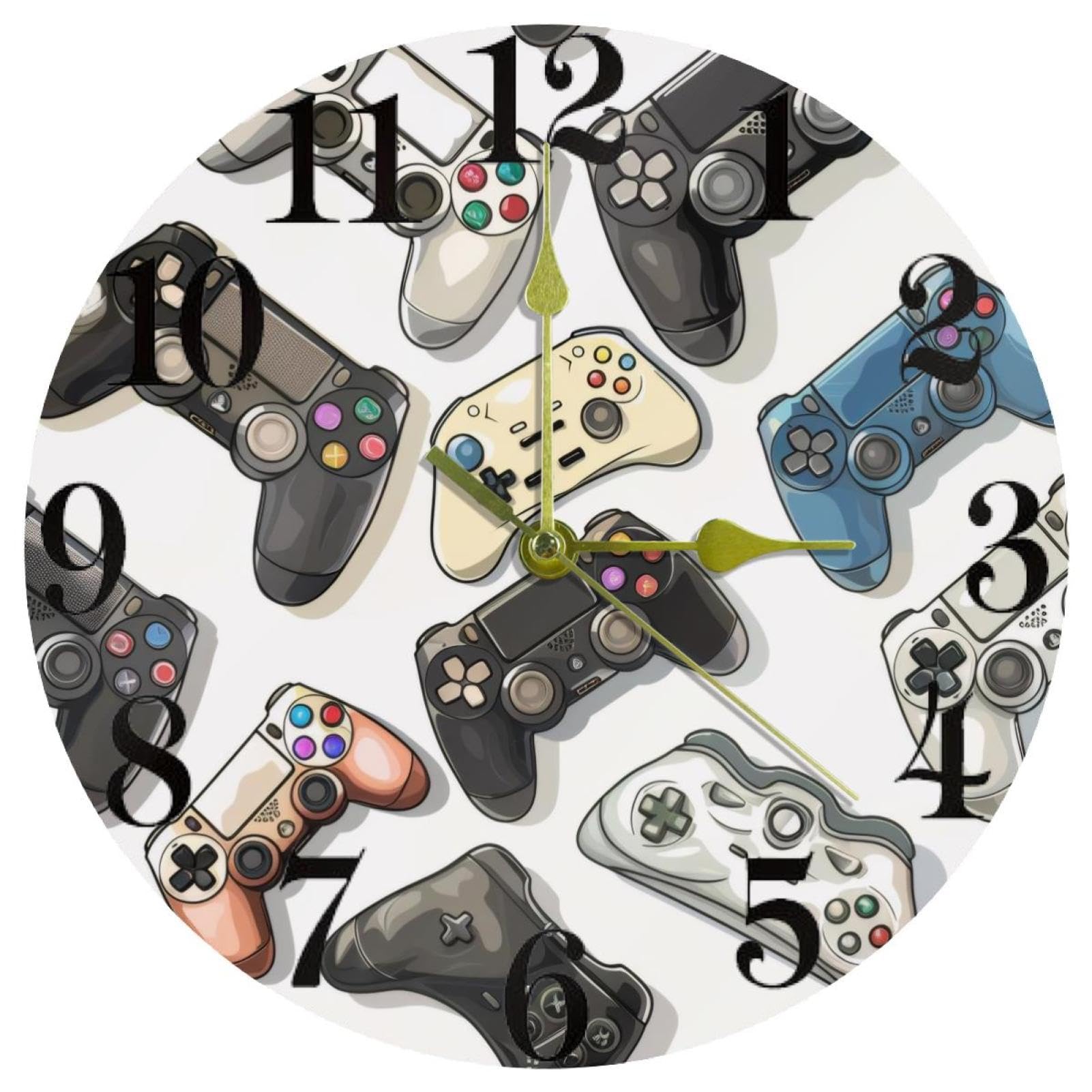 Horloge murale blanche silencieuse sans tic-tac pour retrouver le sommeil et la concentration
