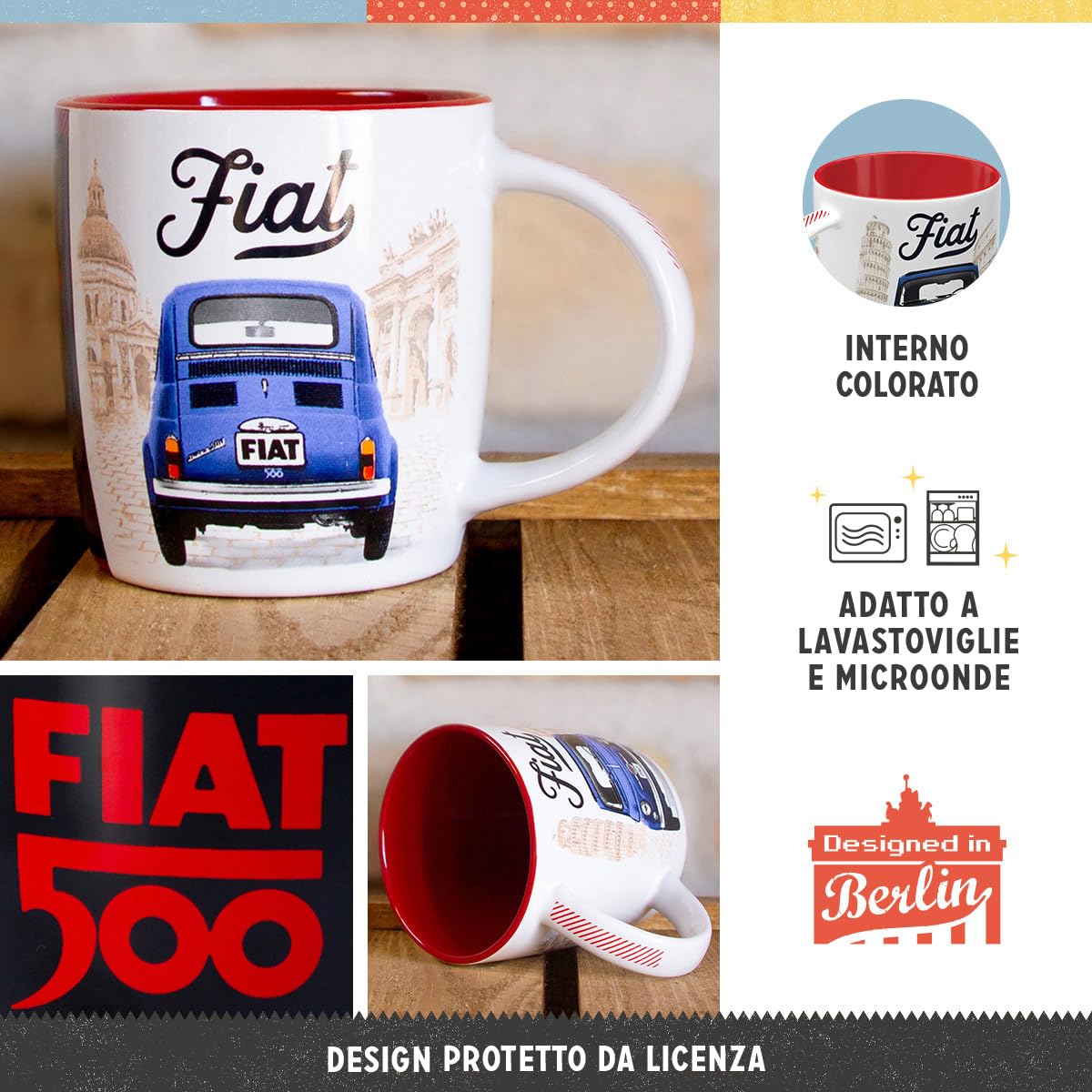 Tazza Panvola 325ml: 'Facilmente Distratto Dai Vecchi Pickup' - Regalo Per Amanti Auto D'Epoca