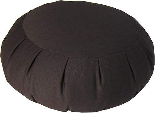 Miniatura 6 de Cojín de meditación Zafu de trigo sarraceno Verde -Oliva