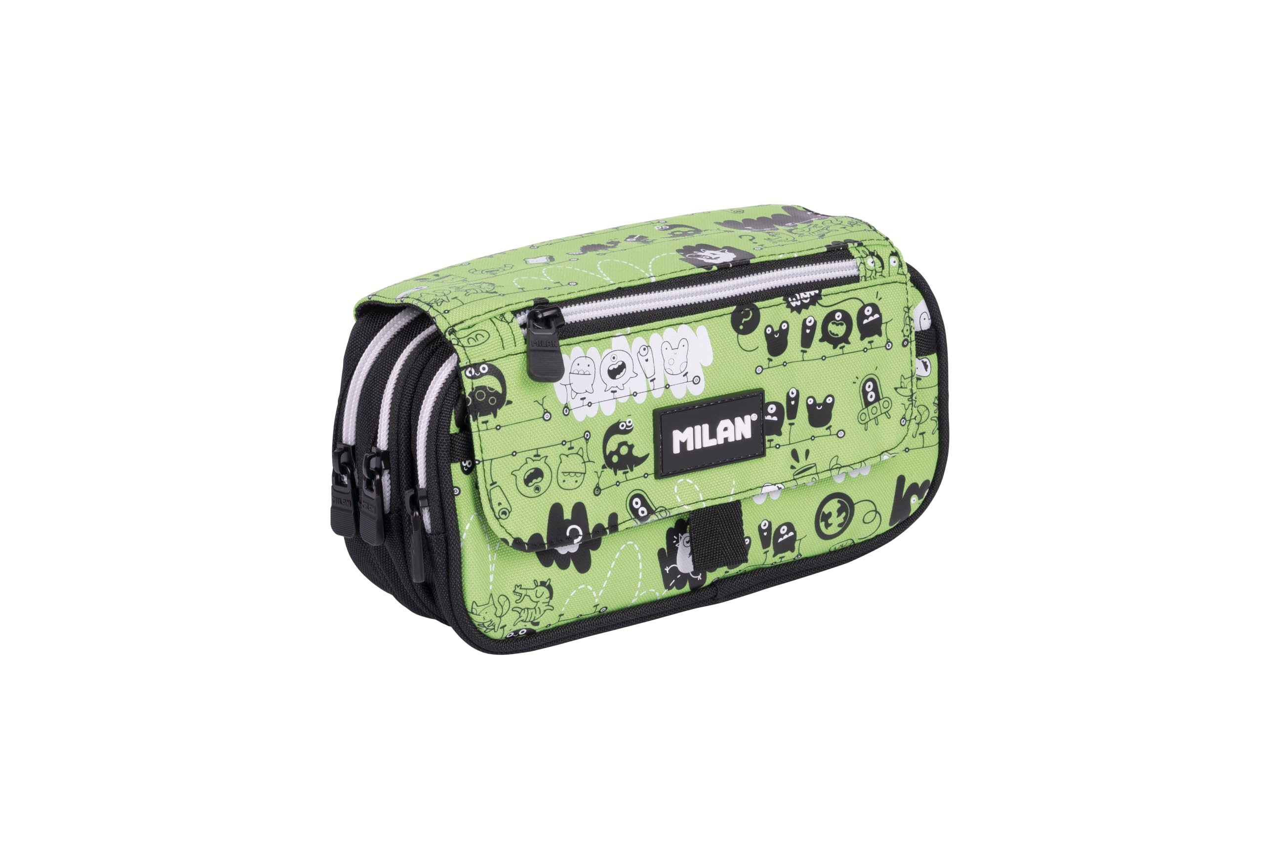 MILAN® Pencil case with Flap 4 zips Special Series Tandem 2