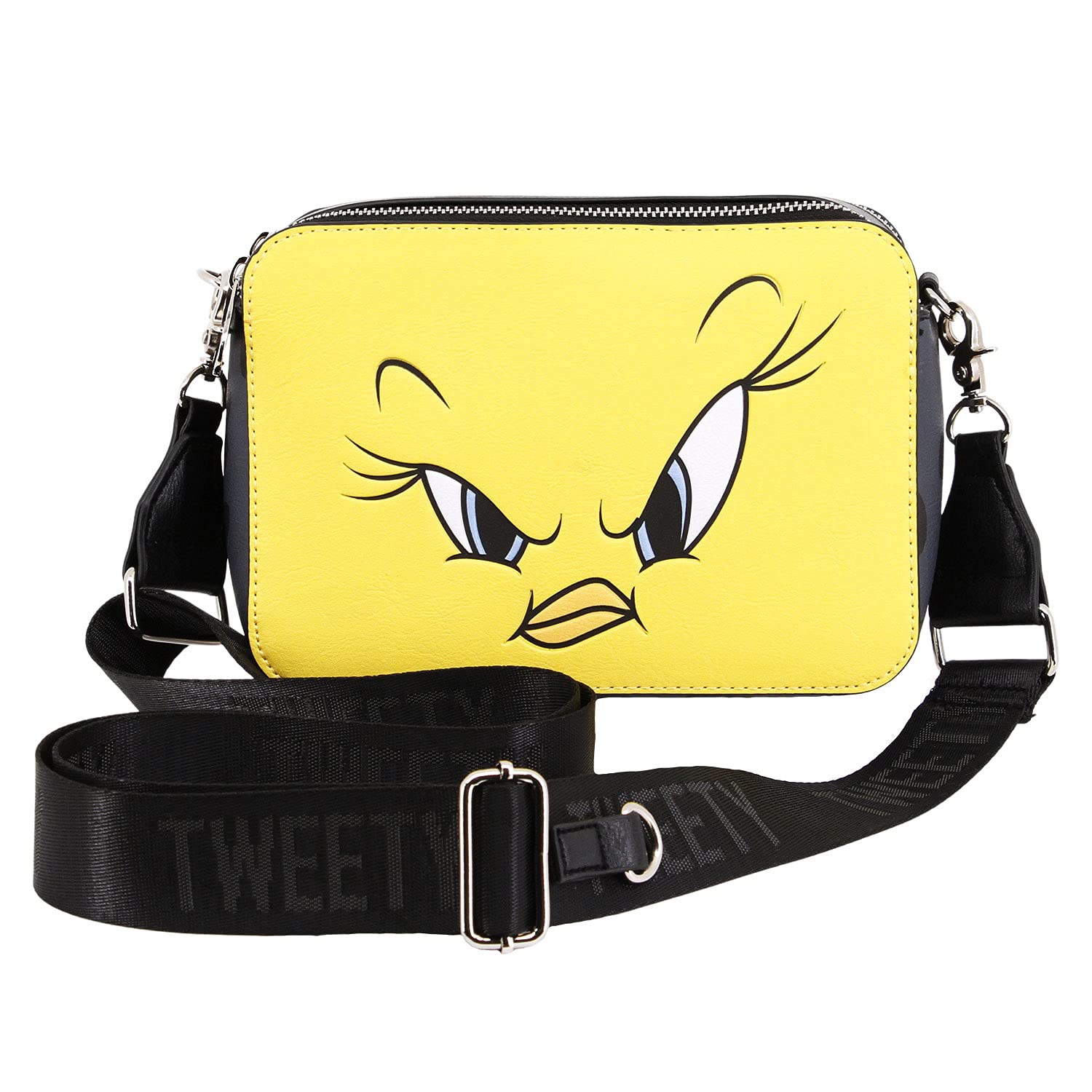Looney Tunes Tweety Trouble-IBiscuit Shoulder Bag, Yellow, 21 x 15.5 cm