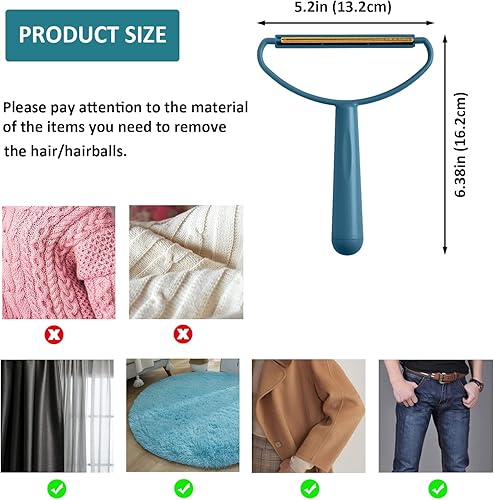 Miniatura 7 de Removedor de pelusa portátil actualizado 2022, 2 piezas de afeitadora de pelusa de ropa, rodillos de pelusa reutilizables, afeitadora de tela,