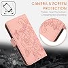 Funda tipo cartera de cuero PU con tapa para IVY Poco X3 GT [Rosa][Correa para muñeca y hombro][Porta tarjetas][Soporte] para Xiaomi Poco X3 GT - Rosa 7