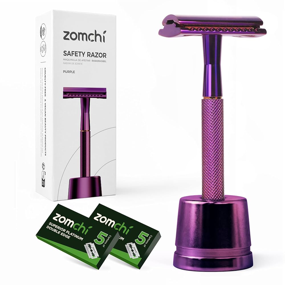 Amazon.com: ZOMCHI Double Edge Safety Razor with Stand