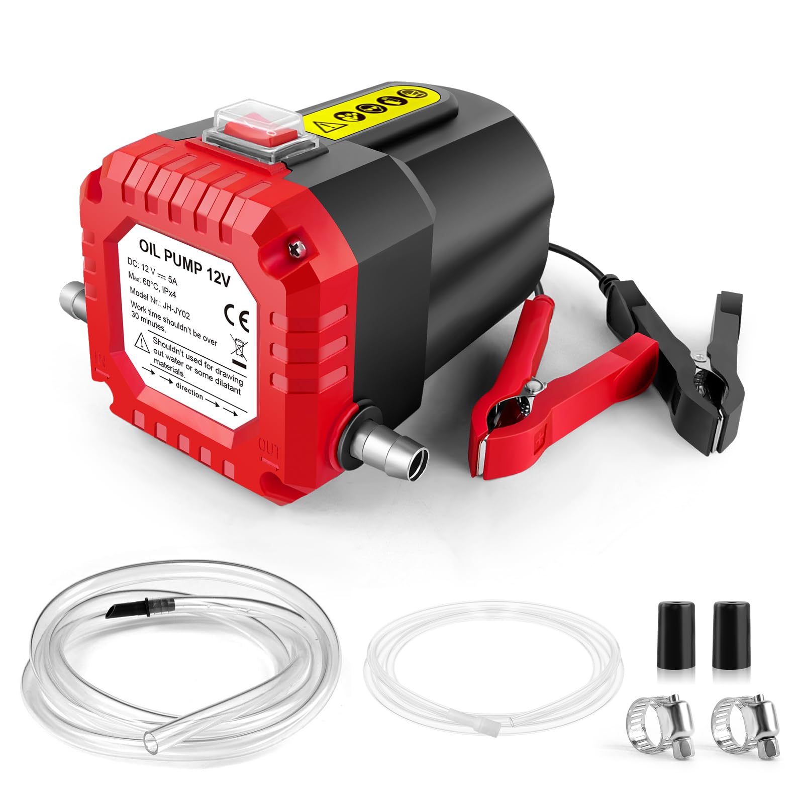 Pompe d'aspiration d'huile 12V 100W essence diesel fioul abzieher transfert pompe à huile auto