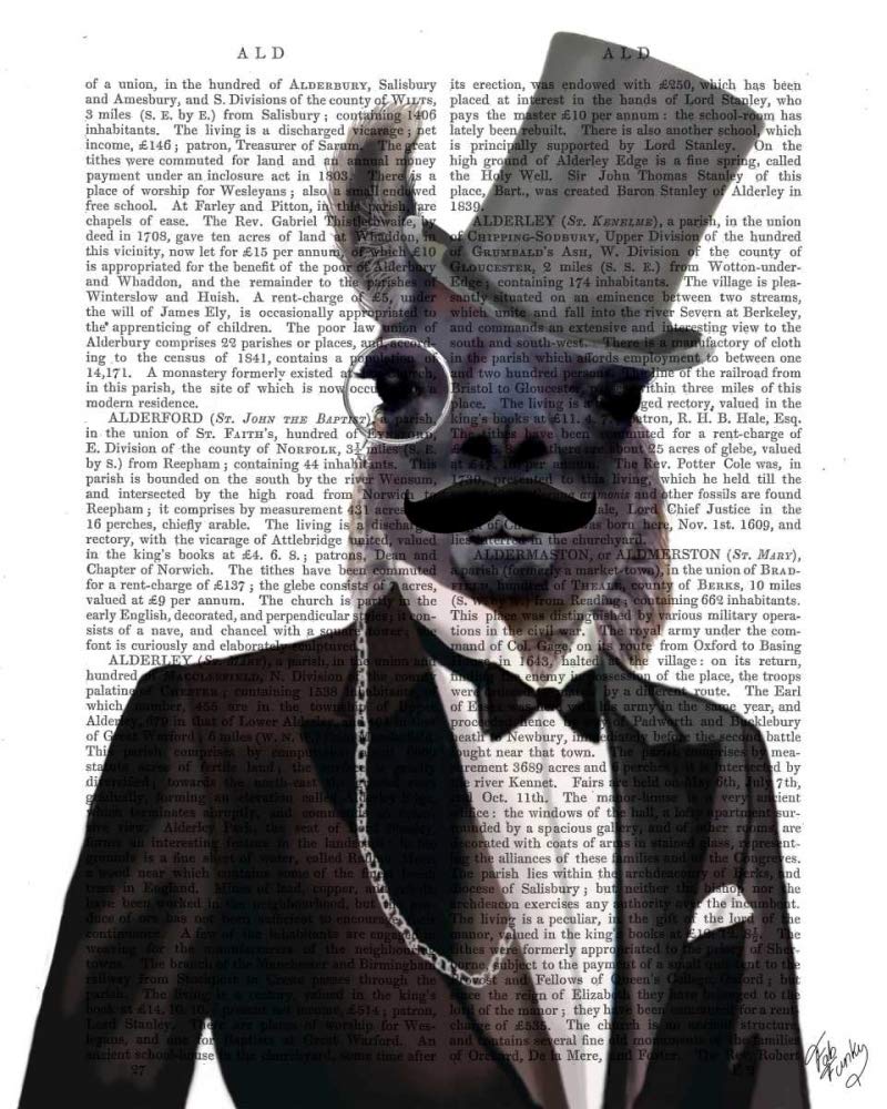 Immagine su tela arrotolata Cervo Balletto in rosa Fab Funky - Animali & Natura verticale Stampa artistica steampunk animali fiori antico
