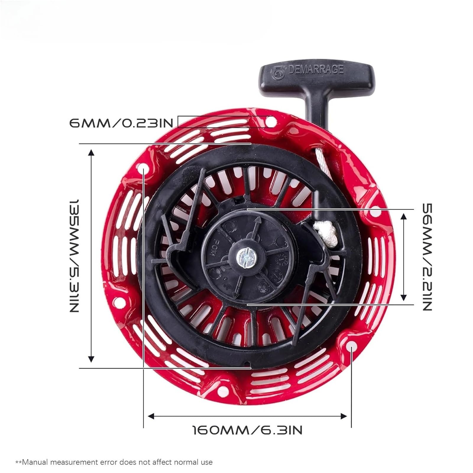 Alternator samochodowy Pasuje do Hond & e GX120 GX160 GX200 rozrusznik ciągniony silnik 4/5.5/6.5hp wymień #28400-ZE1-003ZF odrzutowy z kubkiem startowym