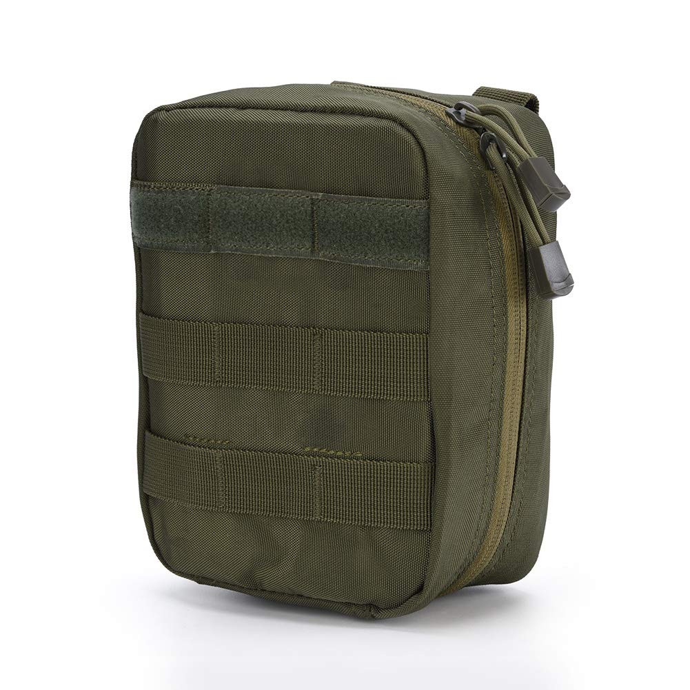 Yosoo Health Gear First Aid Bag, 1000D Empty Travel Bag, Taktische Molle, Medical First Aid Kit Utility Pouch für Critical Wounds, Gun Shots, Blow Out, Severe Bleeding Control (Grün)
