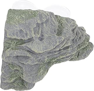 IFANLANDOR Decorações Tanque De Tartaruga Réptil Tartaruga Ajustável Rochas Plataforma Escalada Réptil Plataforma Frade Suprimentos Tanque De Tartaruga Terraço De Resina Decorações De Tanque