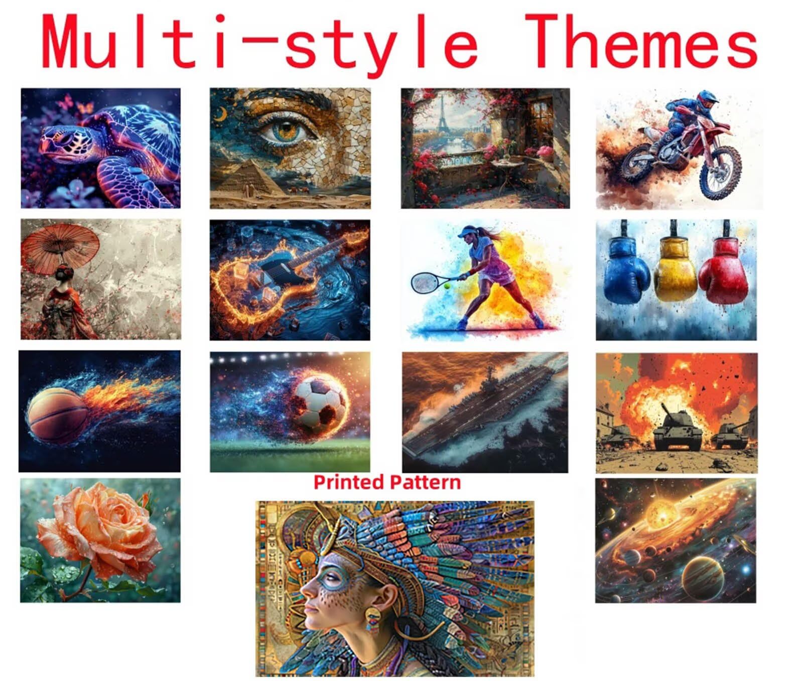 LZPT-02794 puzzle indyjskie 5000 elementów, 5000 elementów, dla dorosłych, klasyczne puzzle edukacyjne, redukcja stresu, jako wiosenna dekoracja, do salonu, prezenty dla kobiet, 105 x 160 cm
