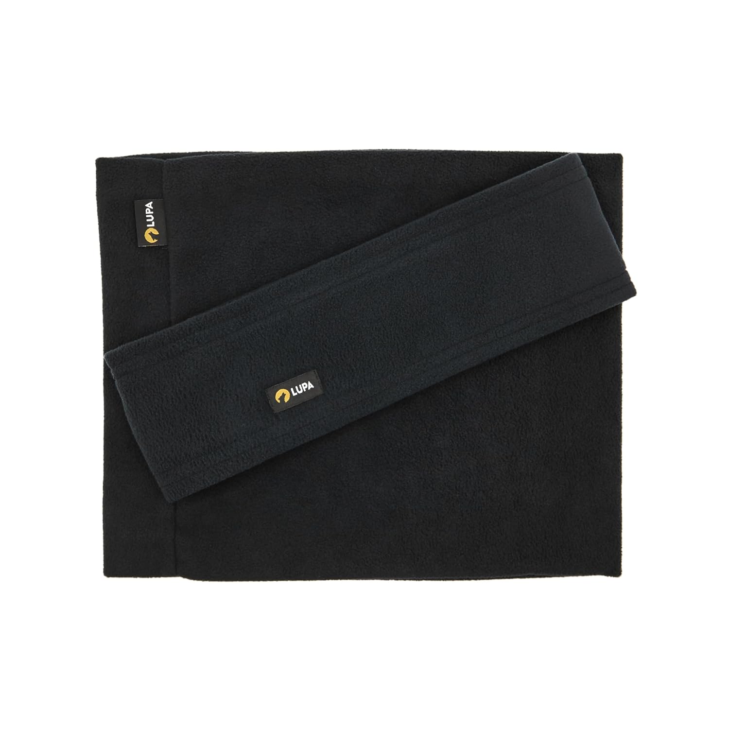 Lupa Unisex Triple-Layer Micro Fleece Headband & Ear Warmer - Black - Image 2