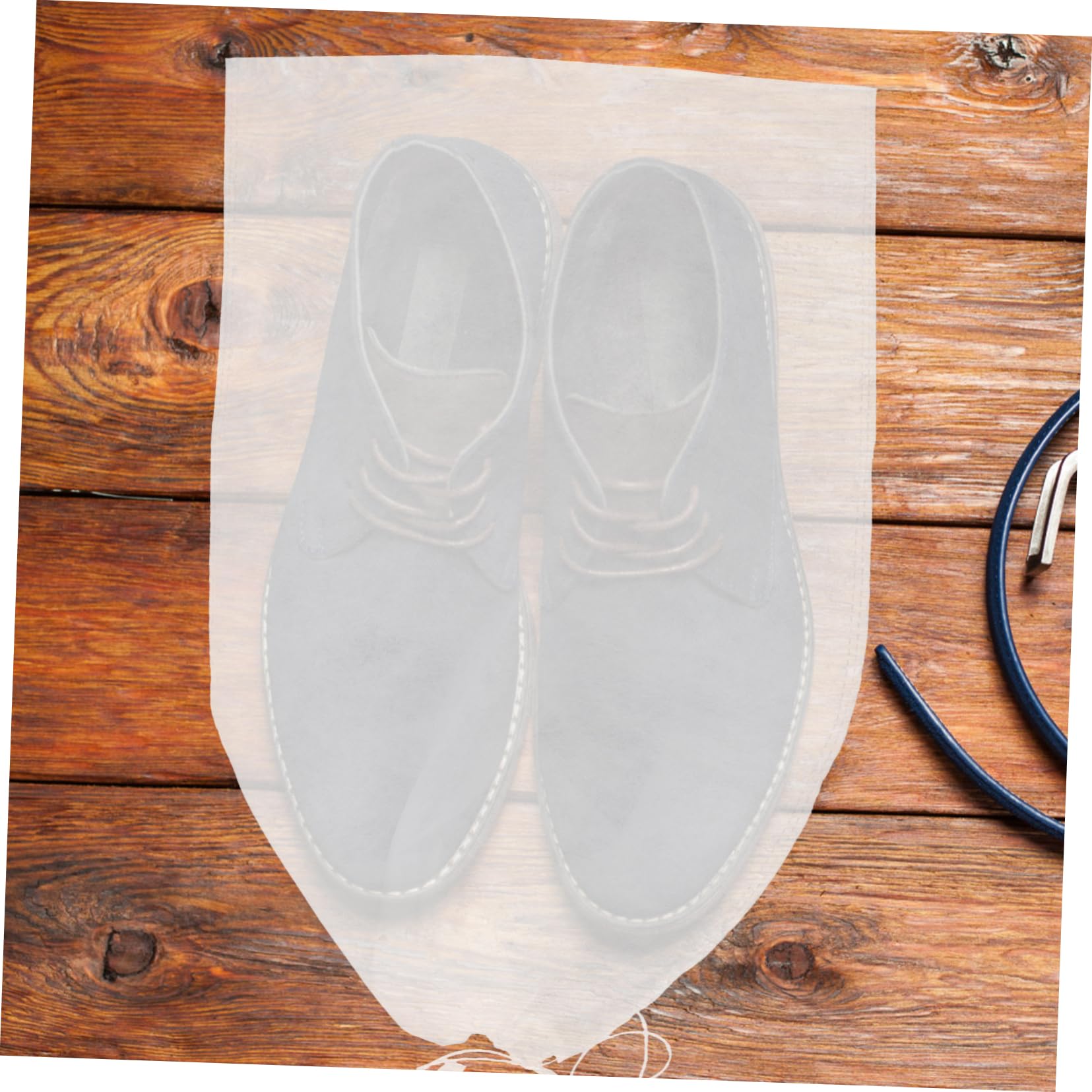 Healvian 50 Sacchetti per Scarpe da Viaggio Non Tessuto Coulisse Chiusura, Sacchetti Antipolvere e Anti Ingiallimento per Scarpe da Danza e Stivaletti, Uso Casa e Viaggio