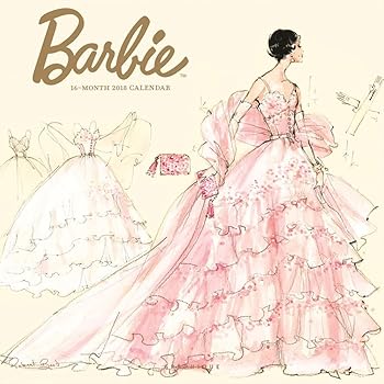 barbie calendar 2018