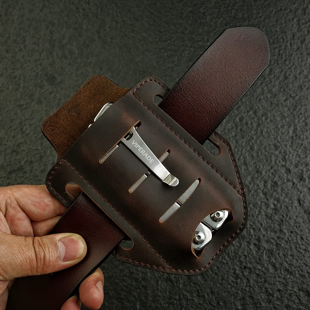 VIPERADE PJ9 Multitool Sheath, Flashlight Holster for Belt, EDC Pocket