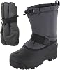 Northside Frosty Winter Snow Boots for BoysGirls with Matching Waterproof Mittens, Size: 8 M US Toddler - Gray Gray