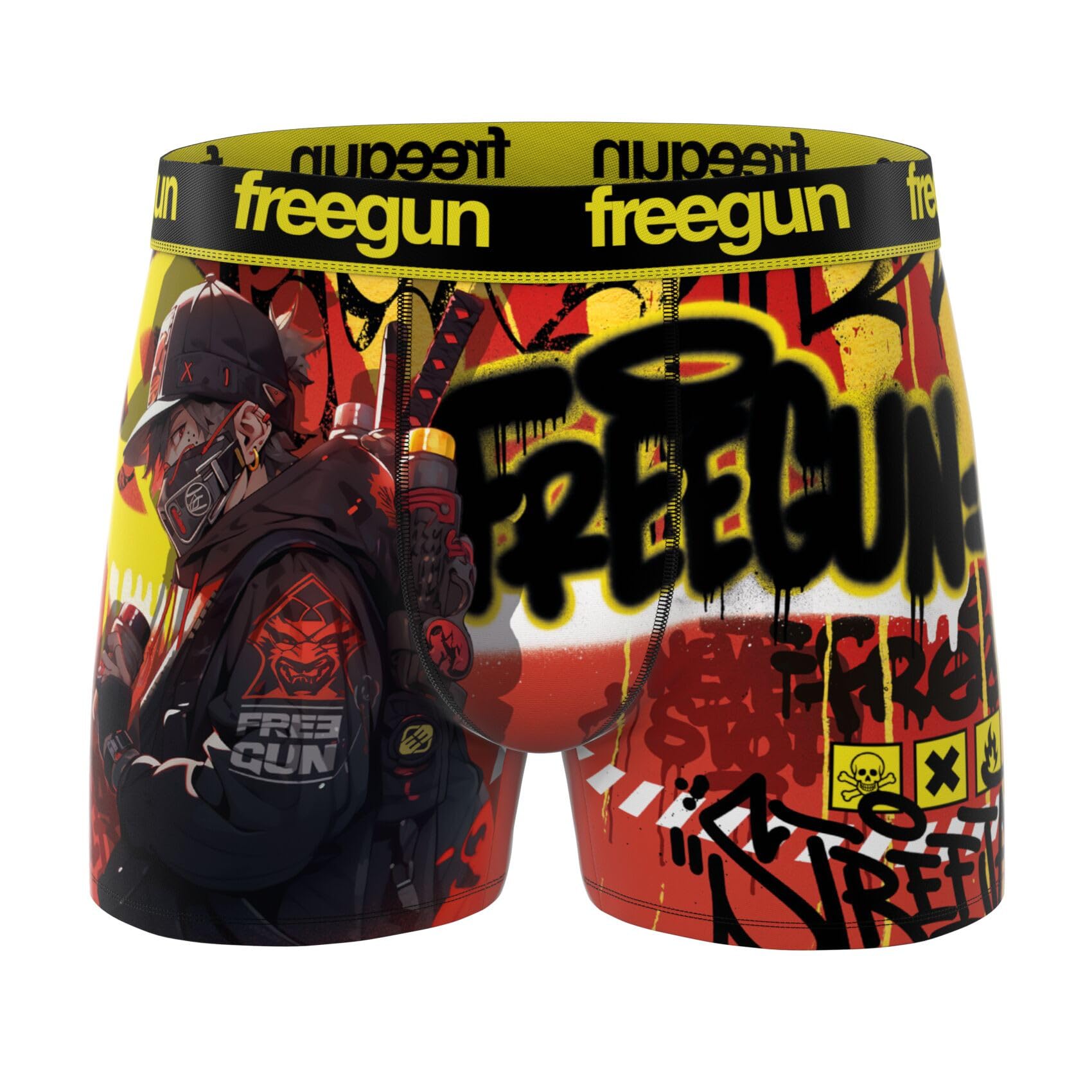 FREEGUN Calzoncillo Ropa Interior Chico Microfibra Animaux Polyester recyclé (Paquete de 3)