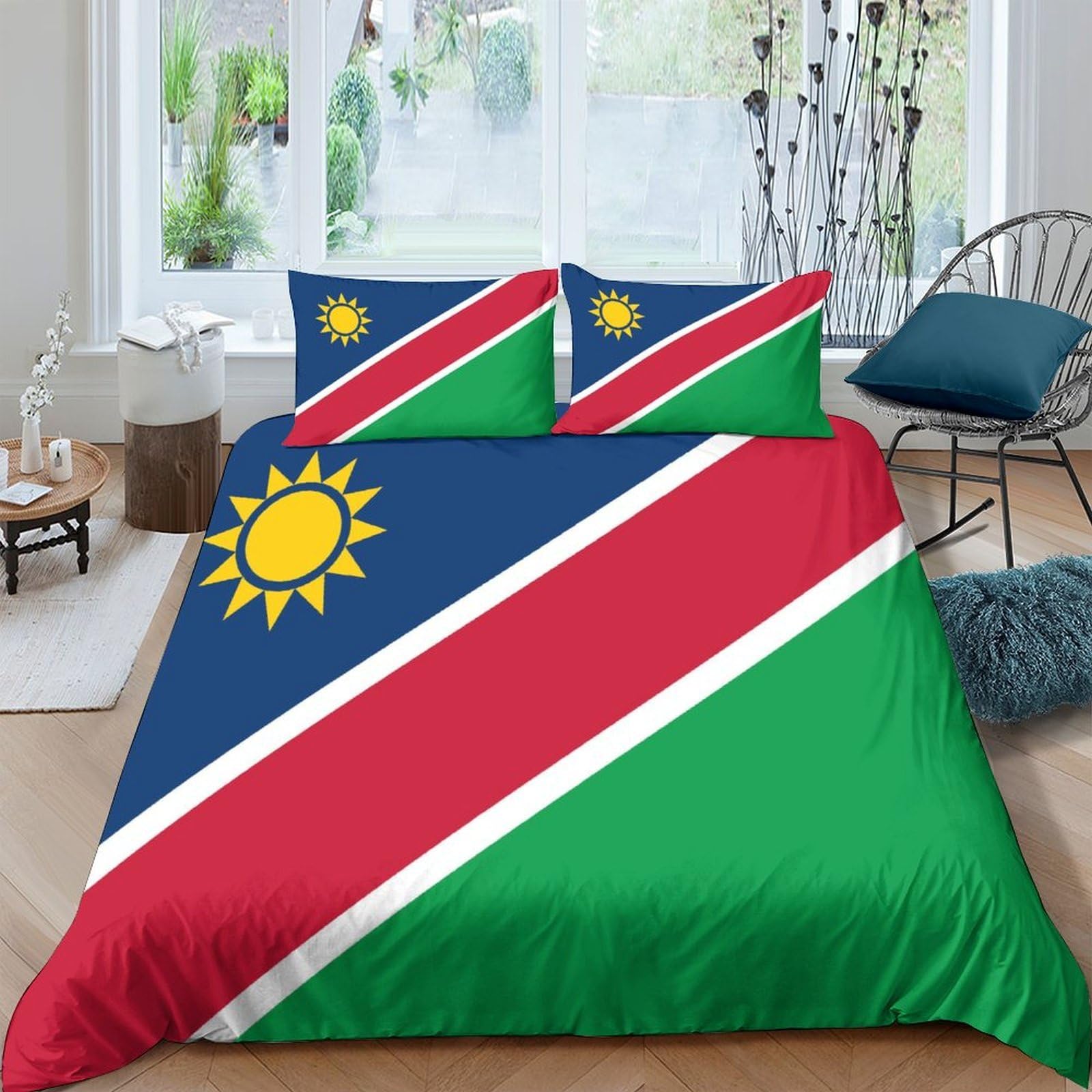 Parure de lit microfibre respirante Namibie 3D contre la transpiration nocturne