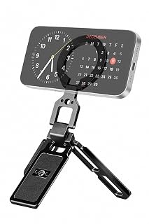 FANAUE Dual-Sided Magnetic Phone Tripod Stand with Arca-Swiss Plate & 1/4" Screw, Foldable Cell Phone Stand for Vlog, Gym, Travel, Compatible with iPhone 17/16/15/14/13/12 Series - Amazon product rated Grade B