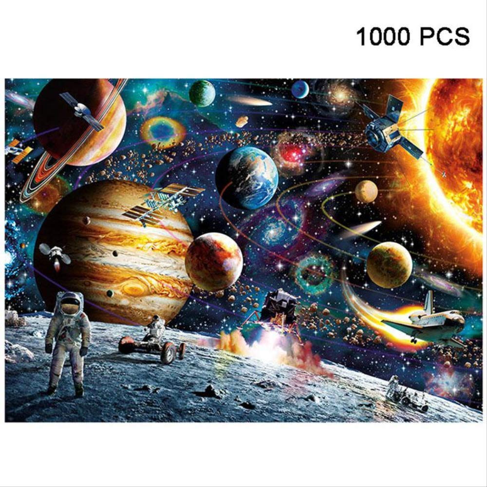 HAIJING 1000 Pieces Jigsaw Puzzles Educational Toys Scenery Space Stars Educational Puzzle Toy For Kids/adults Birthday Gift (01)