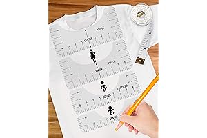 T-Shirt Ruler Guide Alignment Tool Set - The Perfect Alignment and Design Tool