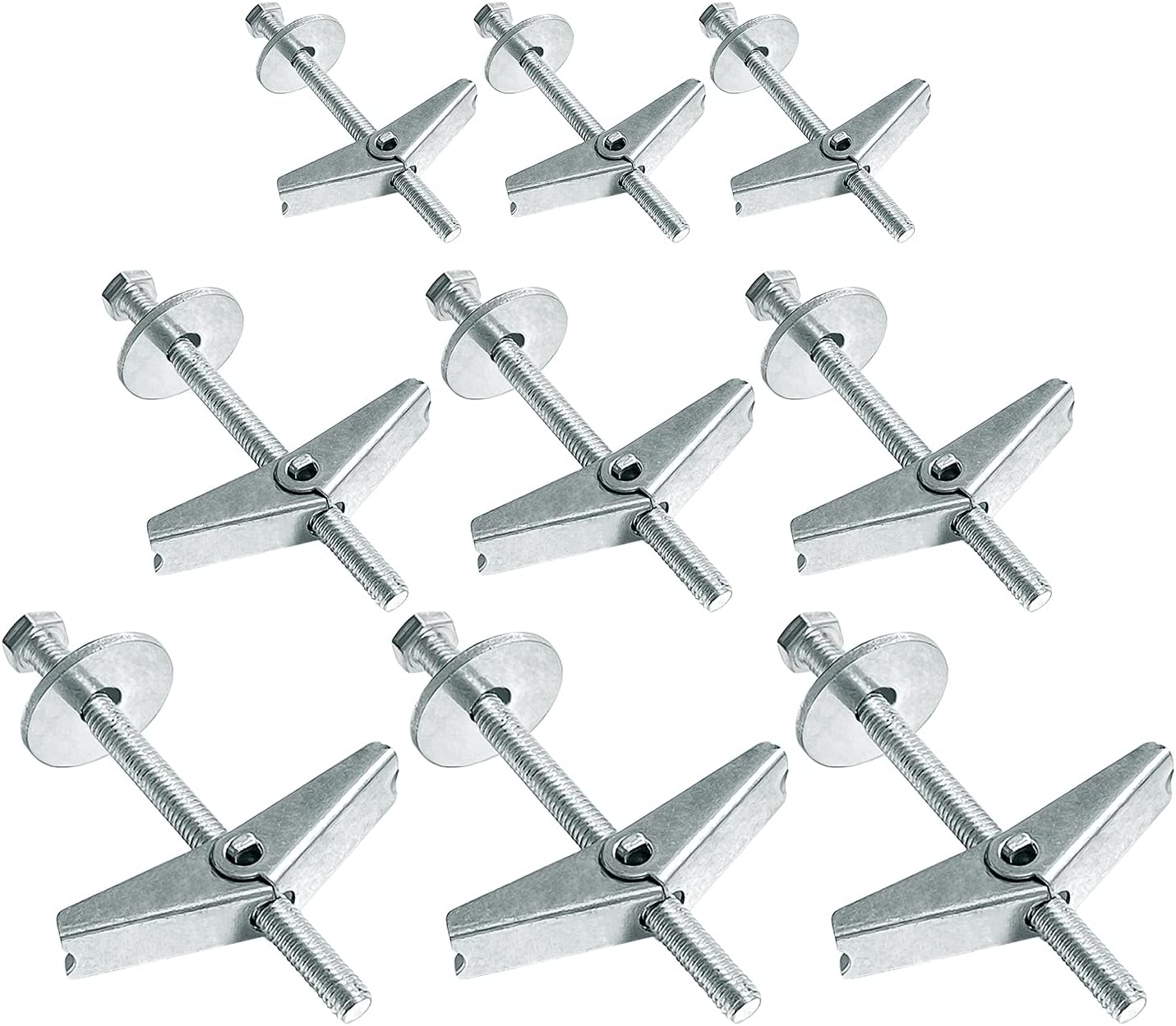 Toggle Anchors Toggle Bolt and Wing Nut Kit for Hanging Heavy Items on