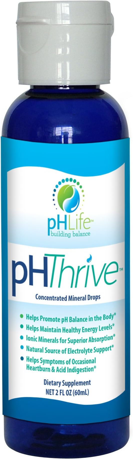 2 oz pH Thrive Alkaline Mineral Drops, pH Drops, Alkaline Minerals