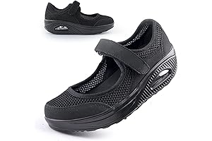 Womens Mesh Git Up Walking Shoes