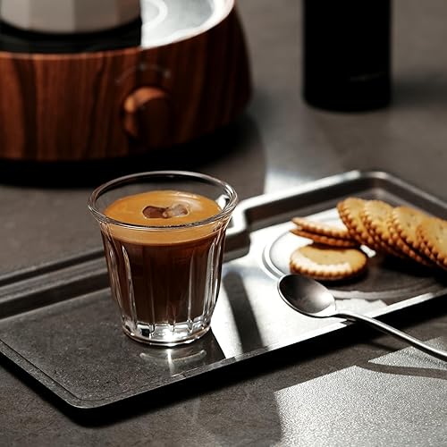 Miniatura 5 de MHW-3BOMBER Drinkware G5055*6 - Juego de 6 vasos sin plomo de 8.1 onzas para expreso, bebidas, latte, agua, whisky, jugo, cóctel, cerveza G5055*6