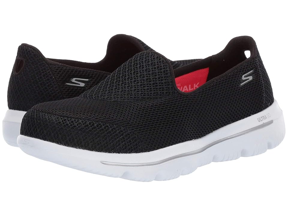 

SKECHERS Performance Go Walk Evolution Interact (Black/White) Women's Shoes