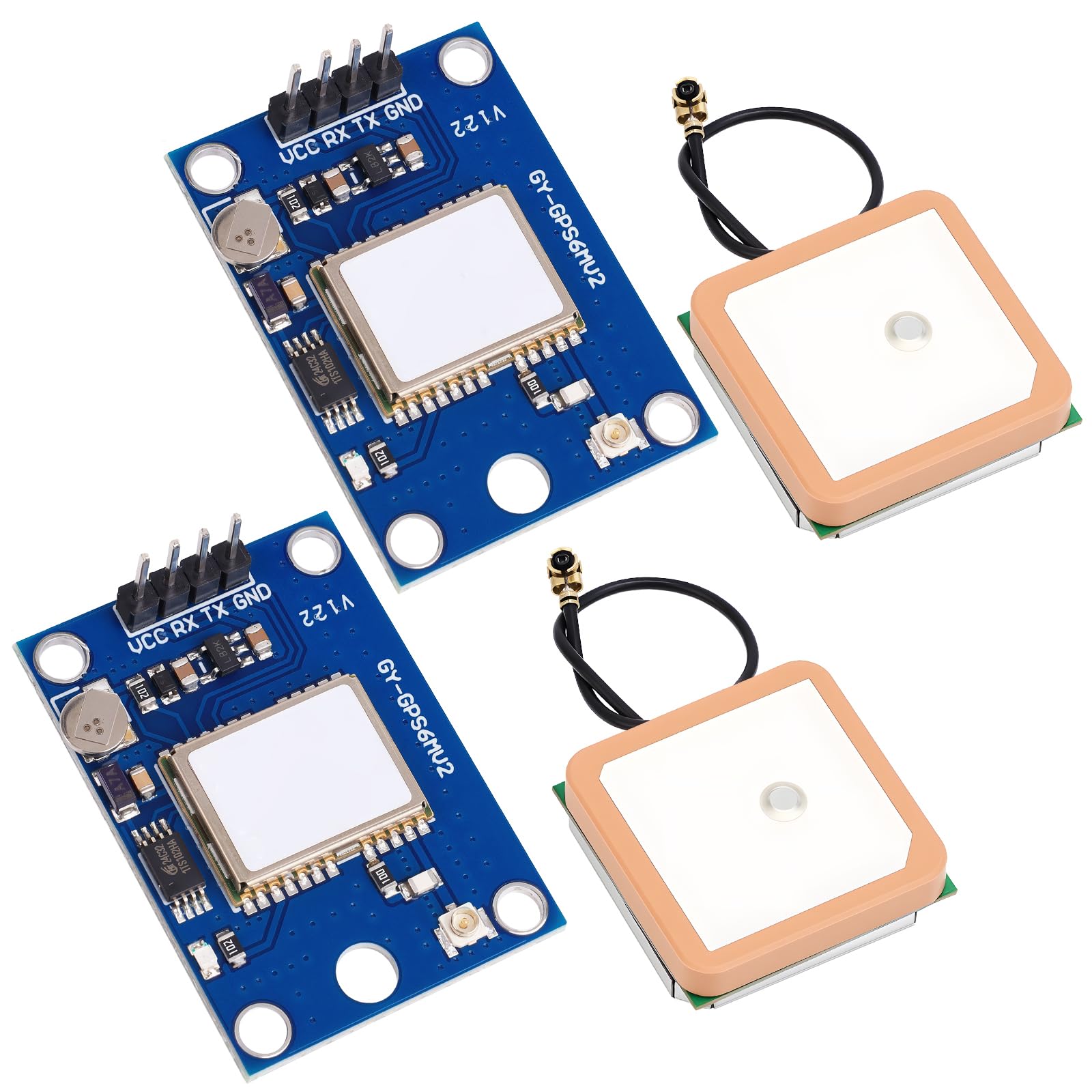 Amazon.com: YELUFT 2pcs GY-NEO6MV2 NEO-6M GPS Module Flight