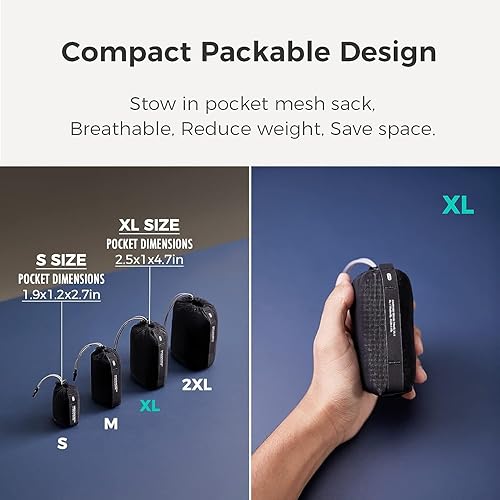 Miniatura 3 de Bee Nesting Toallas ultraligeras de secado rápido en tamaños grandes y pequeños con toalla compacta de microfibra de bolsillo plegable para