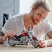 Vista 3 de LEGO Creator Expert Harley-Davidson Fat Boy 10269 Building Kit (1,023 Pieces)