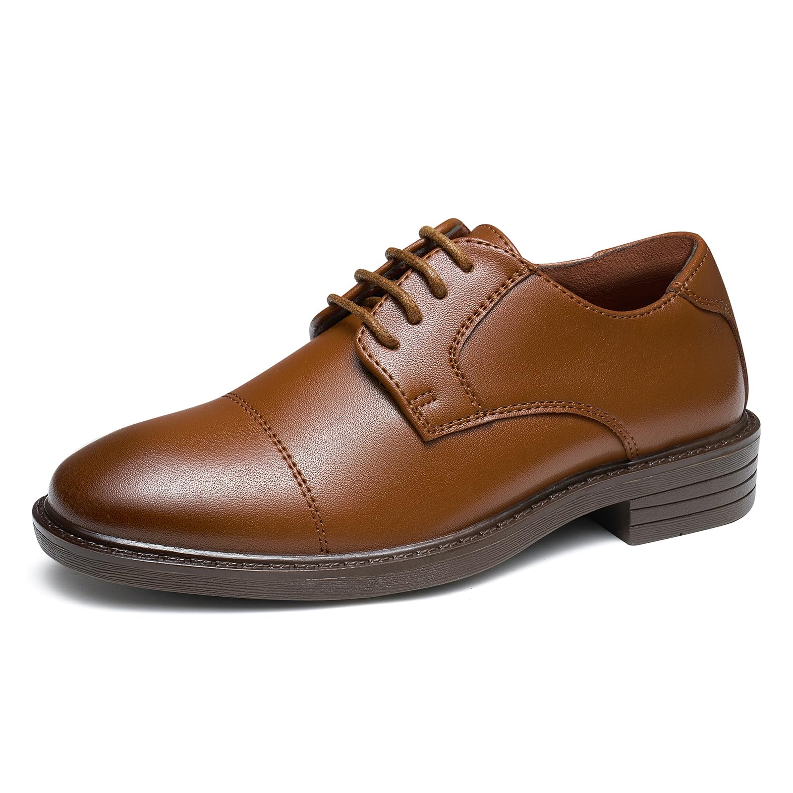 GINNI Zapatillas de Vestir Niños Zapatos de Cordones Oxfords Clásico Formales Derby para Boda Lglesia Escuela