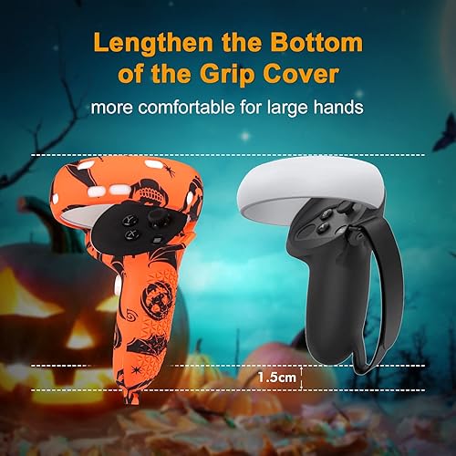 Miniatura 2 de Relohas Accessories for Oculus Quest 2, VR Accessory Set for Meta Quest 2, Include Controller Grip Leather Cover, VR Shell Cover, Face Cover, Lens