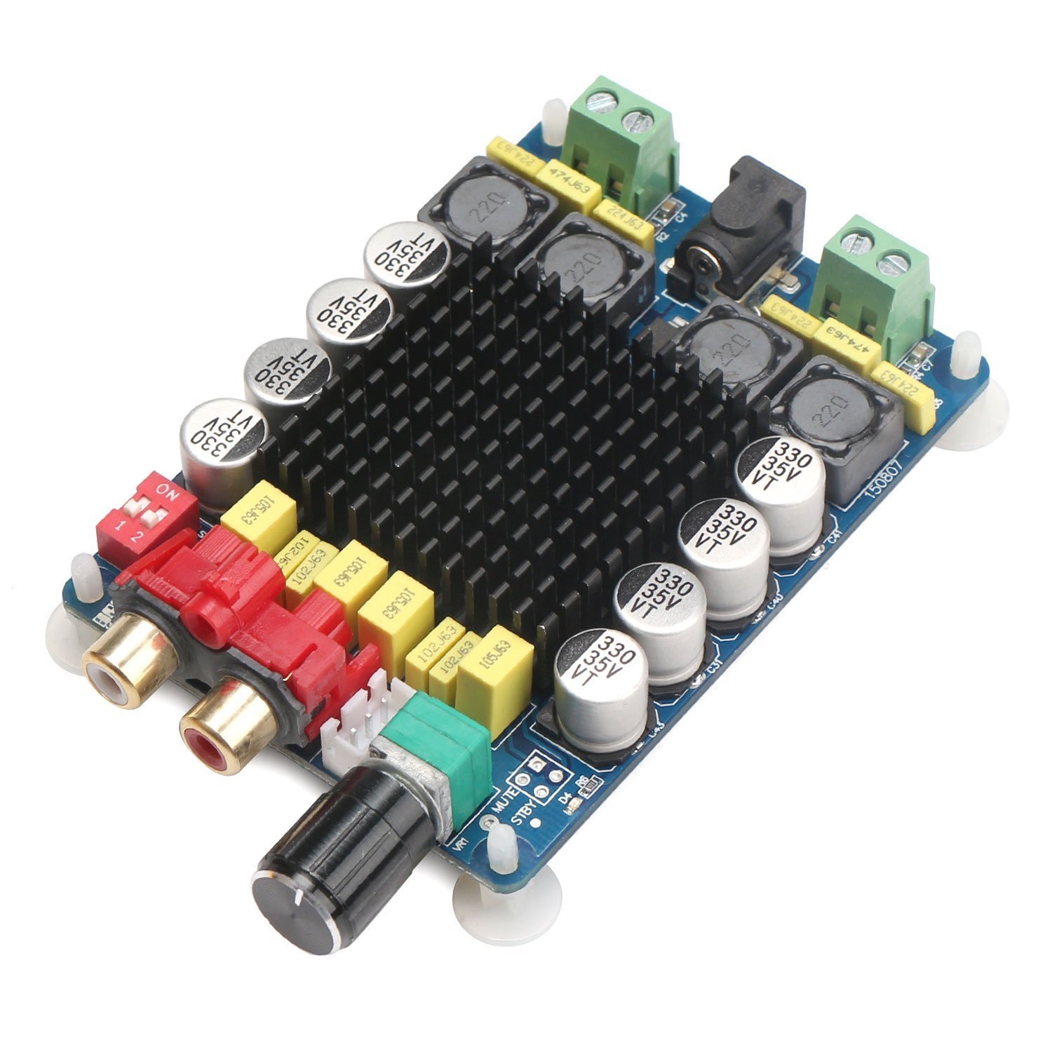 TDA7498 100W + 100W Dual Channel Class D Audio Amplifier Board-image-10